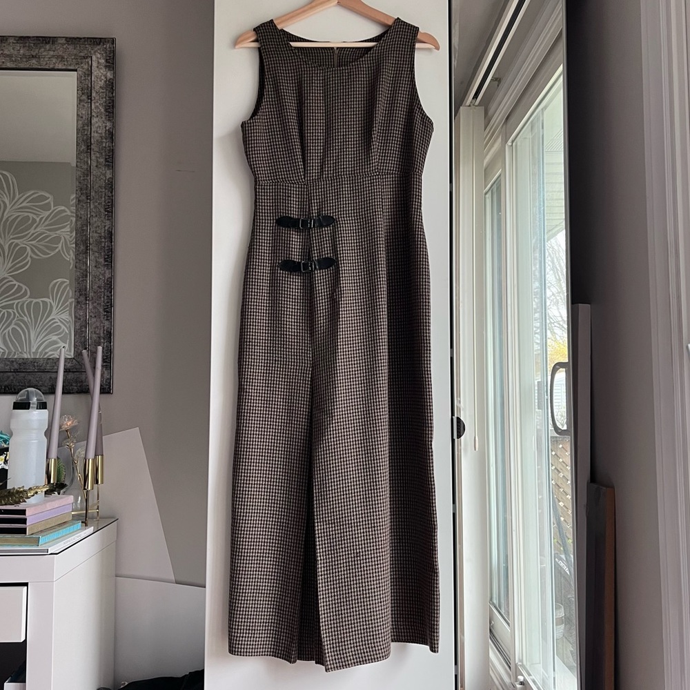 Vintage houndstooth dress from Beechers Brook